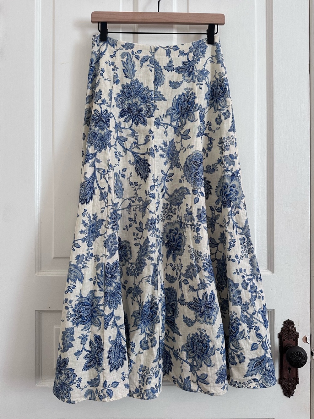 Sezane Soelle Skirt Ava Top Maddalena Print Set Linen Cotton Size 36/38 4/6 - Picture 5 of 12